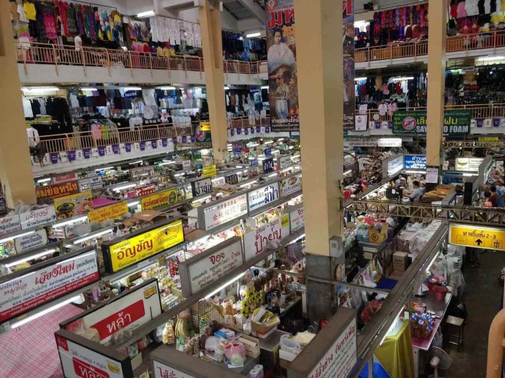 Wild Shopping deals on multiple levels at the Chinatown market in Chiang Mai.