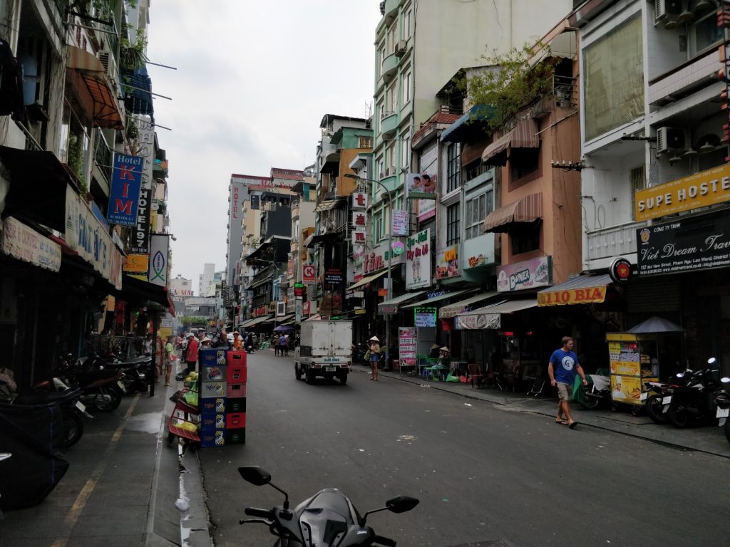 The Streets of Ho Chi Minh City in Vietnam. I expected to see more pho than I did.